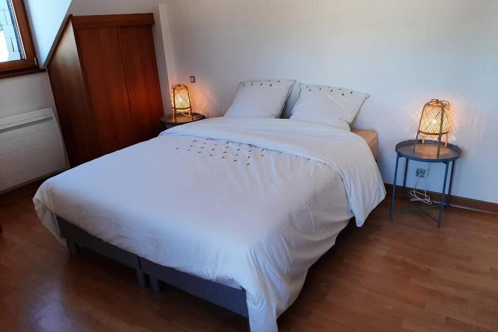 La Maison Bleue Saint-Sauveur-des-Landes Luaran gambar